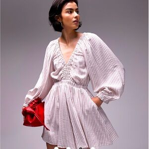 NWOT-Topshop Cream&Beige Romper